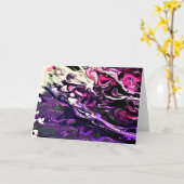 Abstrait Color Study 204, carte (Fleur jaune)