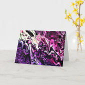 Abstrait Color Study 205, carte (Fleur jaune)