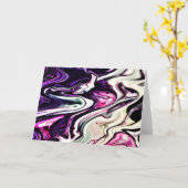 Abstrait Color Study 206, carte (Fleur jaune)