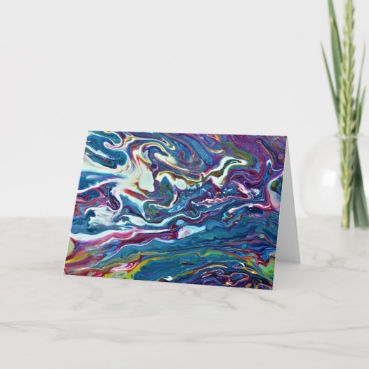 Abstrait Color Study 206, carte (Devant)