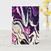 Abstrait Color Study 206, carte (Fleur jaune)