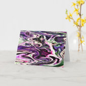 Abstrait Color Study 207, carte (Fleur jaune)