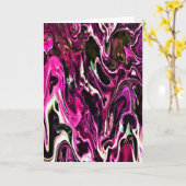 Abstrait Color Study 208, carte (Fleur jaune)