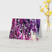 Abstrait Color Study 209, carte (Fleur jaune)