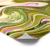 Abstrait Color Study 470, Poster (Coin)