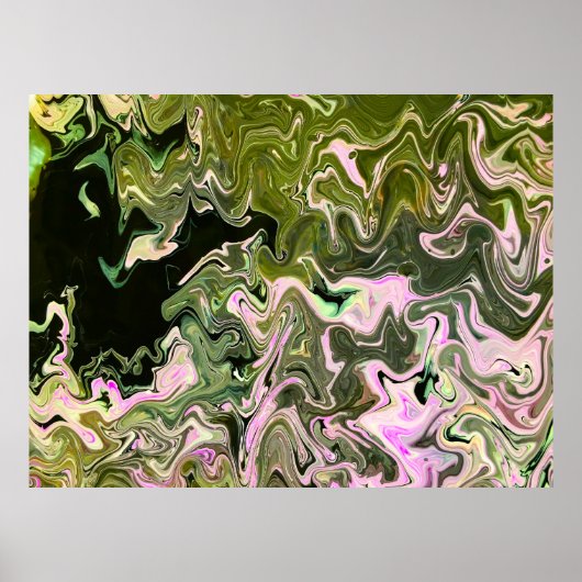 Abstrait Color Study 470, Poster (Devant)