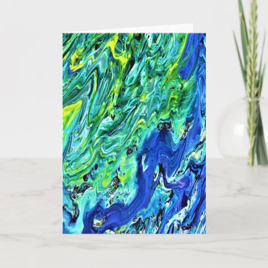 Abstrait Color Study 58, carte (Devant)