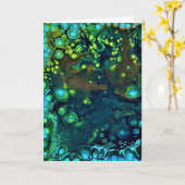 Abstrait Color Study 6, carte (Fleur jaune)