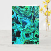 Abstrait Color Study 80, carte (Fleur jaune)