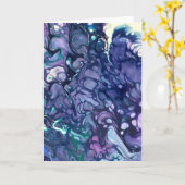 Abstrait Color Study 81, carte (Fleur jaune)