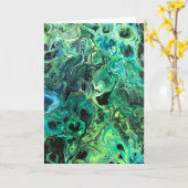 Abstrait Color Study 82, carte (Fleur jaune)