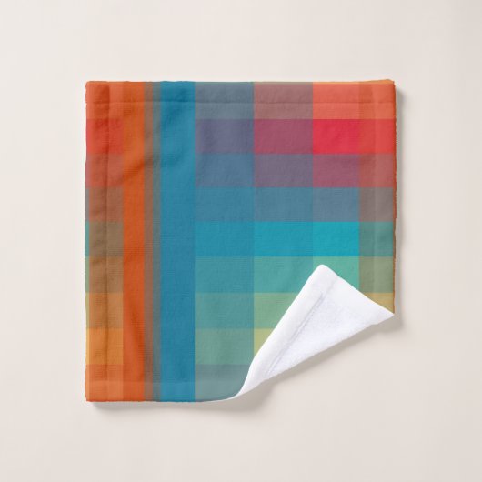 Abstrait coloré (Gant de toilette)