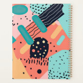 Abstrait coloré funky 80's Memphis style motif (Dos)