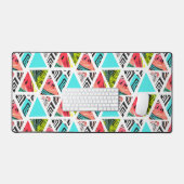 Abstrait coloré Motif tropical (Clavier et souris)