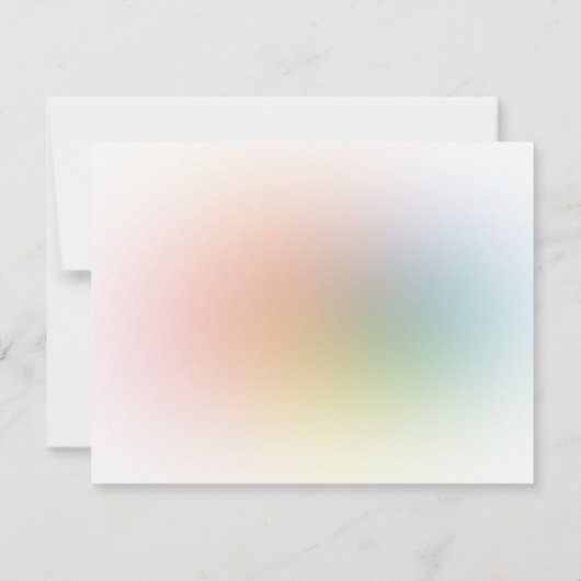 Abstrait Colorful Blank Moderne Élégant Modèle (Dos)