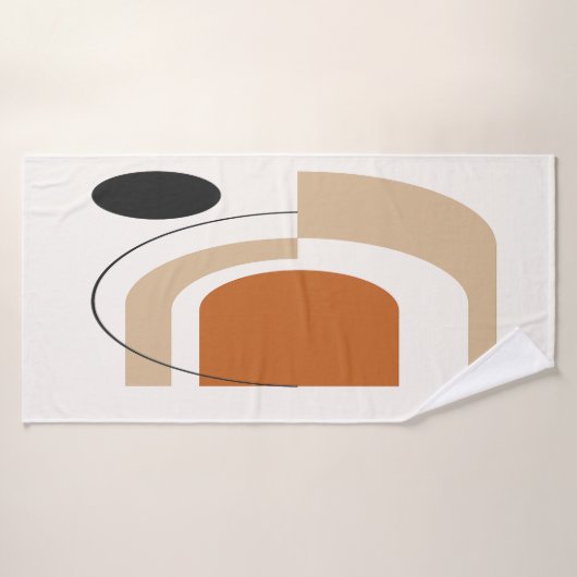 Abstrait Contemporain (Serviette de bain)