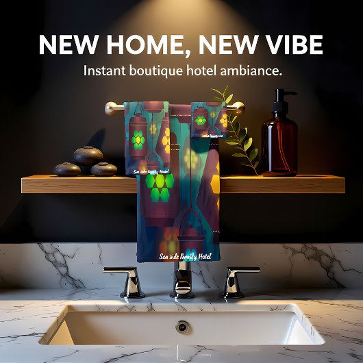 Abstrait contemporain dans lanterne multicolore 2