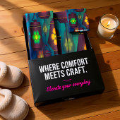 Abstrait contemporain dans lanterne multicolore 2