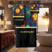 Abstrait contemporain dans une lanterne multicolor