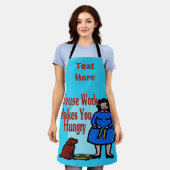 Abstrait Cook Design ajouter du texte, tablier (Porté)