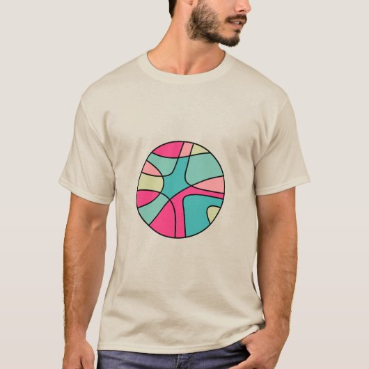 Abstrait couleur ronde 160422(04) T-shirt (Devant)