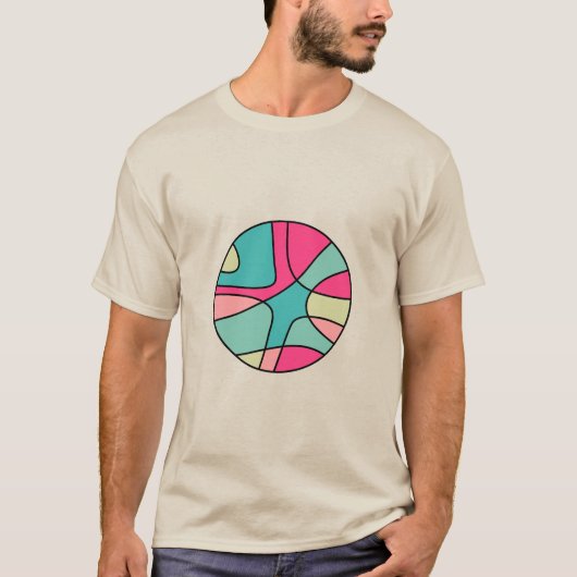 Abstrait couleur ronde 160422(05) T-shirt (Devant)