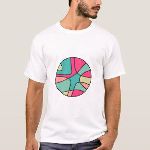 Abstrait couleur ronde 160422(05) T-shirt
