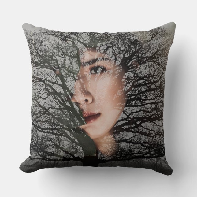 Abstrait Coussin de visage nature (Recto)