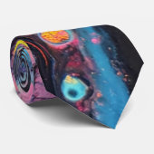 Abstrait Cravate d'art Iridescente (Roulé)