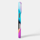 Abstrait Cyan, Magenta & Black coque iphone dynami (Verso / Droite)