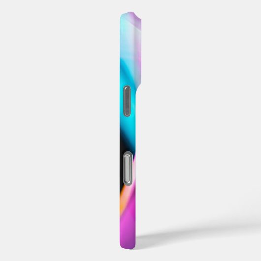 Abstrait Cyan, Magenta & Black coque iphone dynami (Verso / Droite)