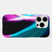 Abstrait Cyan, Magenta & Black coque iphone dynami (Verso (horizontal))