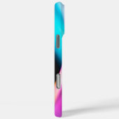 Abstrait Cyan, Magenta & Black coque iphone dynami (Verso / Droite)