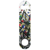 Abstrait dans les formes de bande et de lettres 1 (Dos)