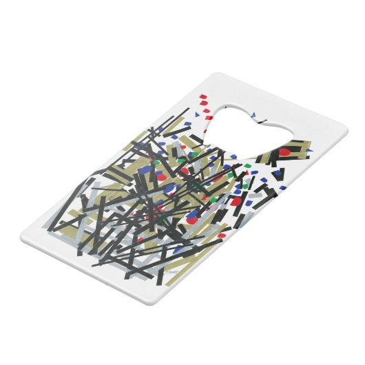 Abstrait dans les formes de bande et de lettres 1 (Dos Angle)