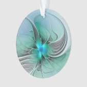 Abstrait De Bleu, Art Fractal Moderne (devant)