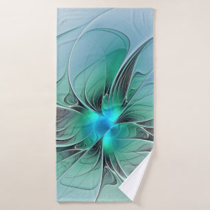 Abstrait De Bleu, Art Fractal Moderne