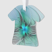 Abstrait De Bleu, Art Fractal Moderne (devant)