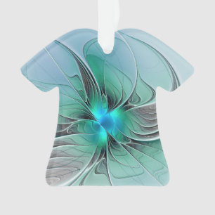 Abstrait De Bleu, Art Fractal Moderne