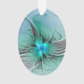 Abstrait De Bleu, Art Fractal Moderne (dos)