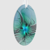 Abstrait De Bleu, Art Fractal Moderne (devant)