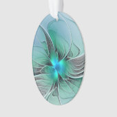 Abstrait De Bleu, Art Fractal Moderne (devant)