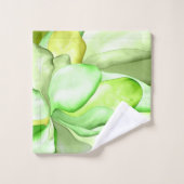 abstrait de feuilles douces (Gant de toilette)