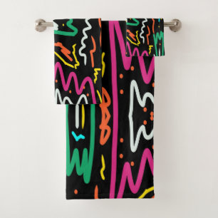 Abstrait de la partie de contraste de Neon Bold