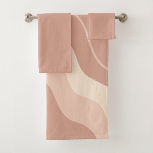 Abstrait de liquide mauve et beige (En situation)