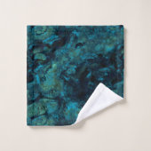 Abstrait de pierre de lagon (Gant de toilette)