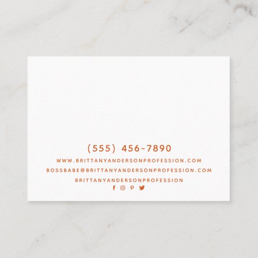 Abstrait d'or do-it-yourself Carte de visite (Dos)