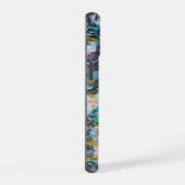 Abstrait éclaboussé en noir et multicolore (Côté droit)