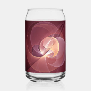 Abstrait Élégant Moderne Art Fractal Vin Rouge