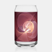 Abstrait Élégant Moderne Art Fractal Vin Rouge (Verso)